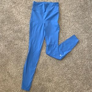 Lululemon yoga pants. Size 4. Blue.